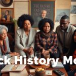 Diverse individuals discussing heritage and systemic injustice together.