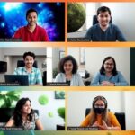 Participants engaged in a virtual bioacoustics meetup.