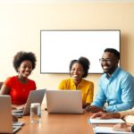 Participants in a lively webinar discussing fundraising strategies.