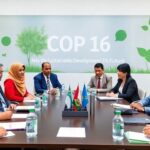 IsDB and EIB representatives in a conference meeting.