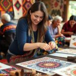 Emma Hassencahl-Perley creating community-focused indigenous art.