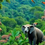 Madagascar wildlife and habitats in vivid natural colors.