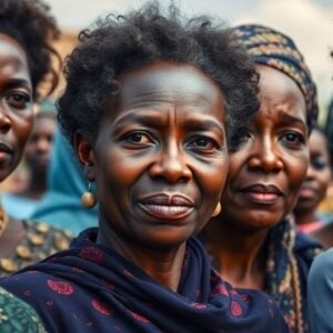 Women united against female genital mutilation in Mali.