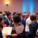 Attendees celebrating at the Doctoral Thesis Award Ceremony.