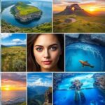 Collage of diverse stunning photography entries.