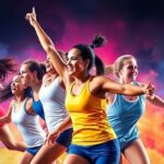 Diverse women athletes playing sports with energy and passion.