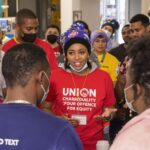Diverse union members collaborating for equity and empowerment.