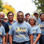 Union members united in solidarity during a protest.