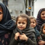 Women and girls in Ukraine amidst ongoing conflict.