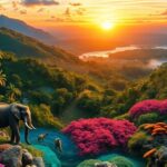 Diverse ecosystems showcasing Earth's natural beauty and wildlife.