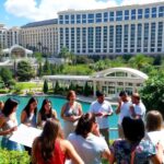 Group of diverse people collaborating at Bellagio Center.