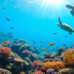 Colorful marine life in a vibrant underwater ecosystem.