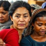 Diverse women workers engaged in various tasks at work.