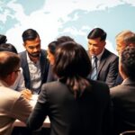 Business collaboration for investment in emerging markets.