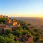 Traditional architecture and lush landscapes of M’Zab Valley.
