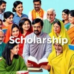 Diverse South Asian scholars collaborating in an academic setting.