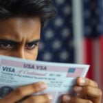 Indian student worried about US visa