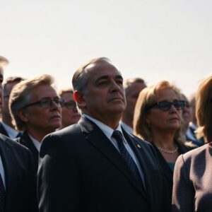 US lawmakers united in a serious, determined stance.
